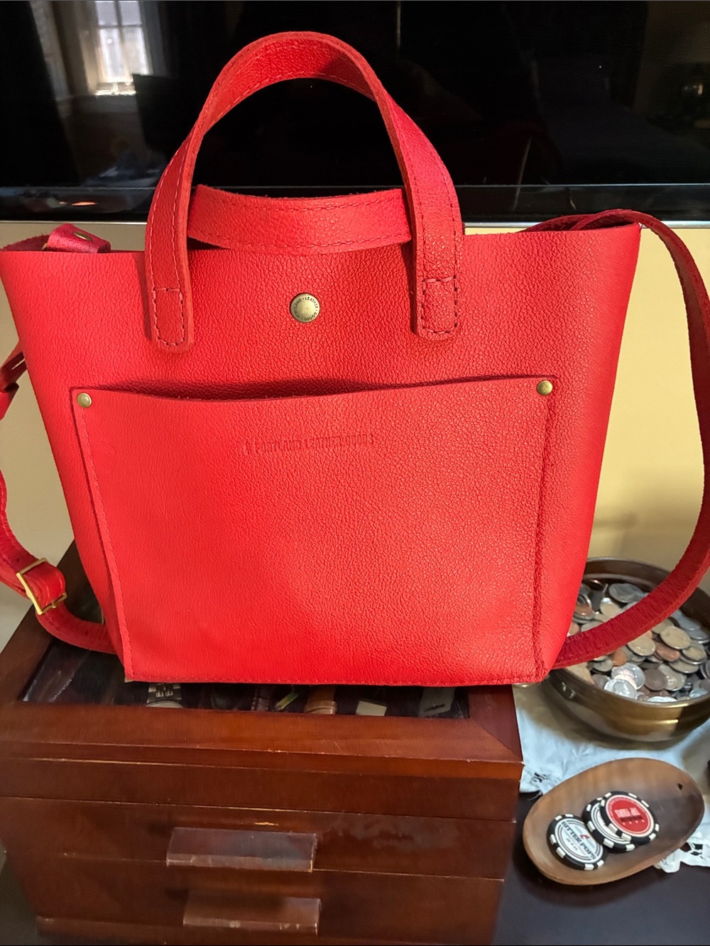 Portland Leather Goods Mini Snap Crossbody